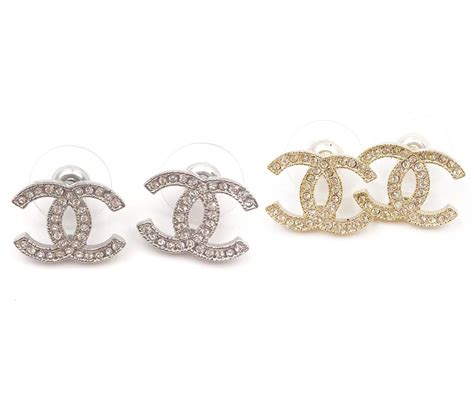 chanel cc logo earrings fake|authentic chanel double c earrings.